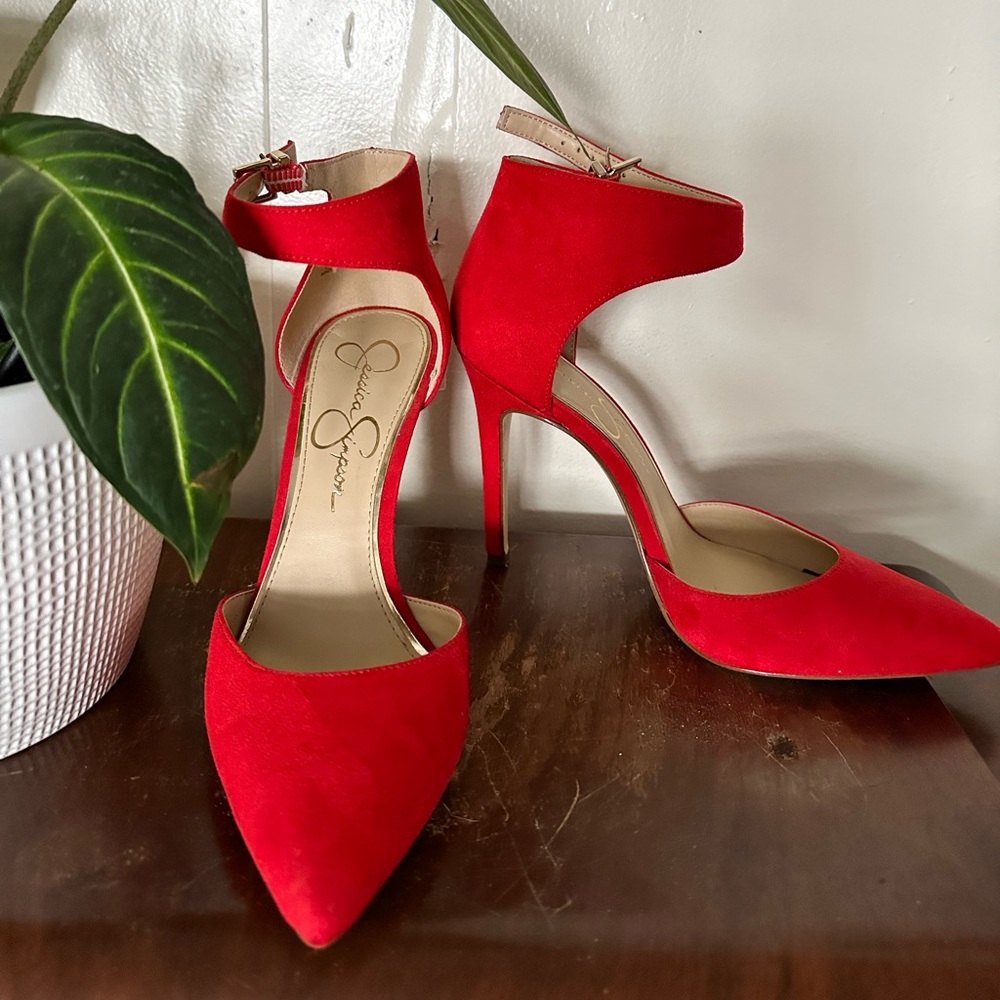 Jessica Simpson Red Heels 7.5